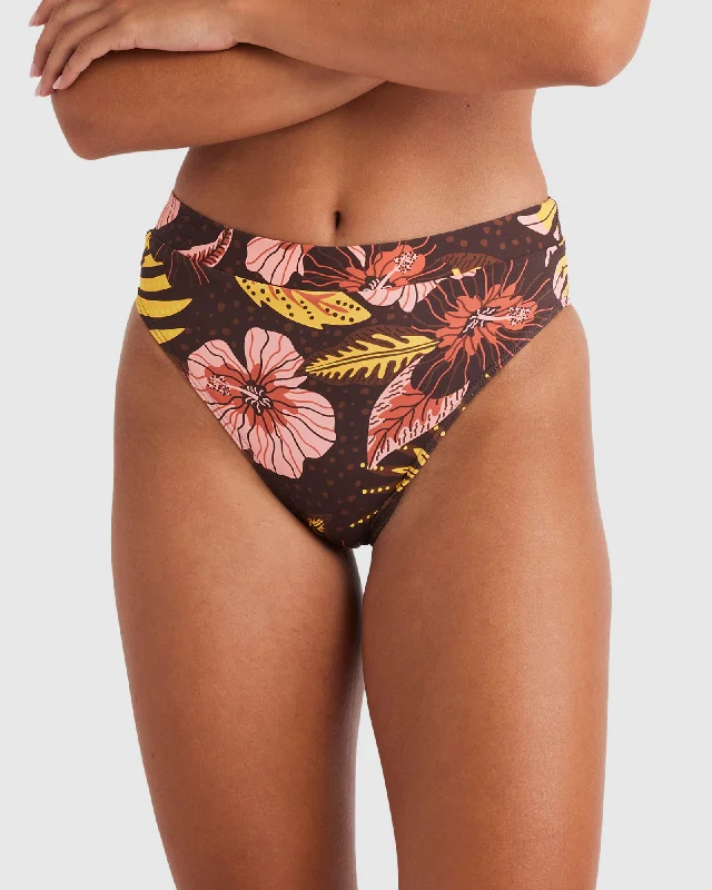 Women’s bikini bottoms travel satin glow -Womens Marakech Moderate Coverage Bikini Bottom