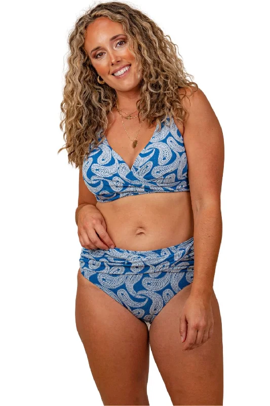 ladies bikini top slim cover -Buta U/W Wrap Top (DD/E & F/G) & High Twist Pant