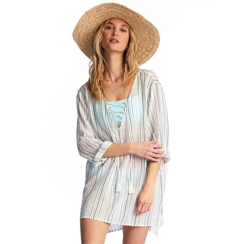 Women’s cover-up budget mesh chic -Blue Skies Swim Cover Up