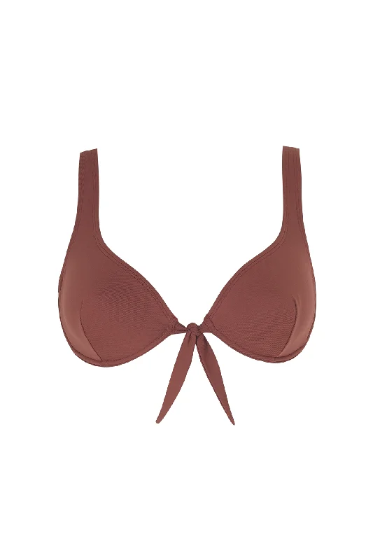 ladies bikini top steal buy -ANTIBES Bikini Top | Garnet Red