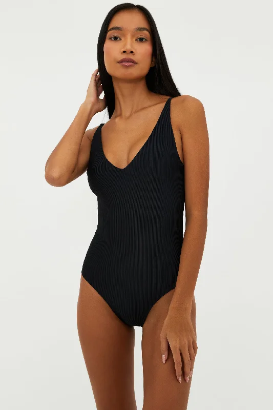 ladies one-piece swimsuit calm glow -Reese One Piece Black