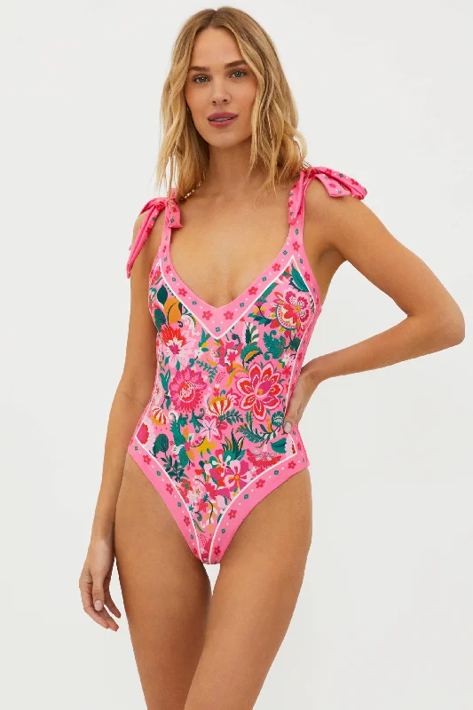 ladies one-piece swimsuit web weave -Akira One Piece Passion Flor