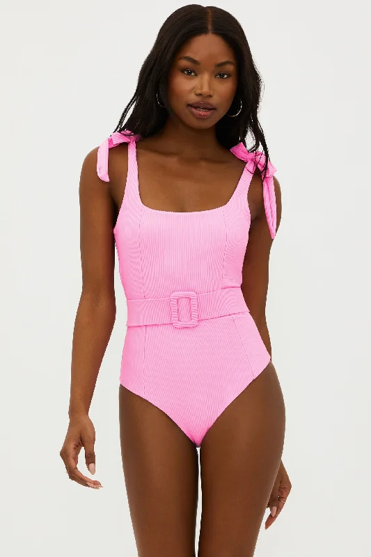 ladies one-piece swimsuit steal buy -Sydney One Piece Prism Pink