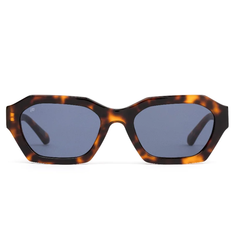 Women’s sunglasses glossy perforated flair -KINETIC - HONEY TORT